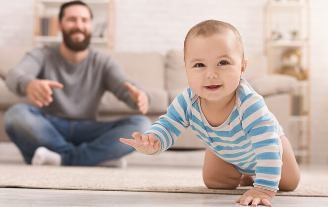 how to help baby crawl